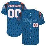 custom los angeles dodgers chevron rhythm blue jersey best selling