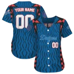 custom los angeles dodgers chevron rhythm blue jersey best selling
