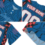 custom los angeles dodgers chevron rhythm blue jersey best selling