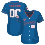 custom los angeles dodgers plain classic blue jersey best selling