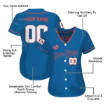 custom los angeles dodgers plain classic blue jersey best selling