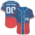 custom los angeles dodgers star burst red jersey best selling