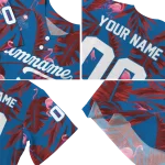 custom los angeles dodgers tropical flamingo blue jersey best selling