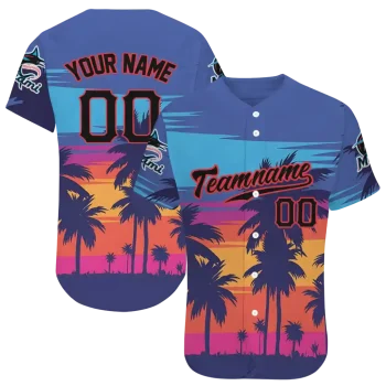 custom miami marlins palm paradise jersey best selling