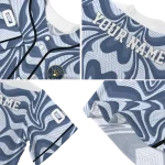 custom milwaukee brewers psychedelic curves navy blue jersey best selling