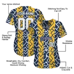 custom milwaukee brewers squares grid navy blue jersey best selling