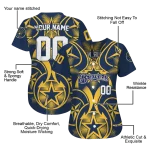 custom milwaukee brewers star circle navy blue jersey best selling