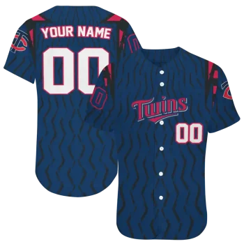 custom minnesota twins chevron rhythm navy jersey best selling