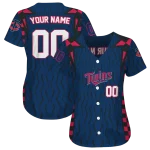custom minnesota twins chevron rhythm navy jersey best selling