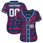 custom minnesota twins pineapple palm geo navy jersey best selling