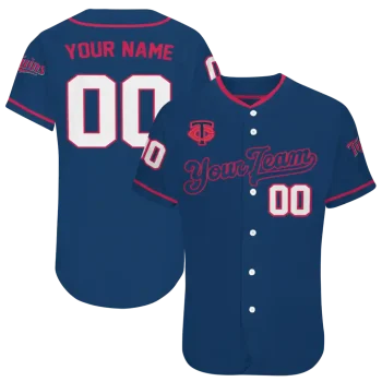 custom minnesota twins plain classic navy jersey best selling
