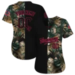 custom minnesota twins tropical foliage black jersey best selling
