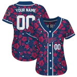 custom minnesota twins tropical hibiscus seashells navy jersey best selling