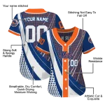 custom new york mets curved stripes blue white jersey best selling