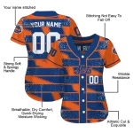custom new york mets edgy stripes blue jersey best selling