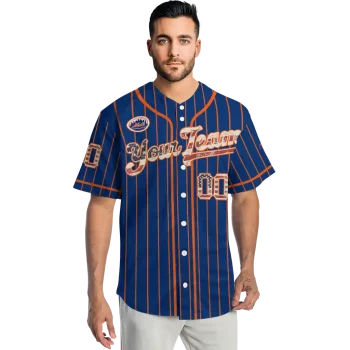 custom new york mets vertical stripes blue jersey fashion forward