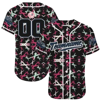 custom new york yankees abstract x black jersey best selling