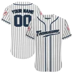 custom new york yankees pinstripe lines white jersey best selling