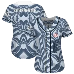 custom new york yankees psychedelic curves navy jersey best selling