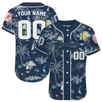 custom new york yankees sailboat island navy jersey best selling