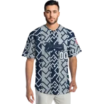 custom new york yankees squares grid navy jersey best selling