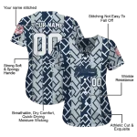 custom new york yankees squares grid navy jersey best selling