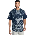 custom new york yankees star circle navy jersey best selling