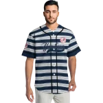 custom new york yankees stripe layers navy white jersey best selling