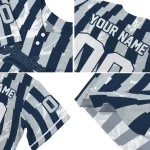 custom new york yankees stripe paint navy jersey best selling