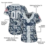 custom new york yankees tropical hibiscus gray jersey best selling