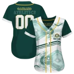 custom oakland athletics arrow fade green white jersey best selling