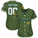 custom oakland athletics chevron interlock green jersey best selling