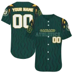 custom oakland athletics chevron rhythm green jersey best selling