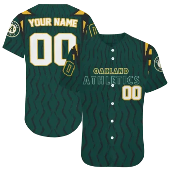 custom oakland athletics chevron rhythm green jersey best selling