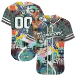 custom oakland athletics geometric fusion aqua jersey best selling