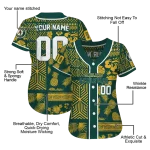 custom oakland athletics pineapple palm geo green jersey best selling