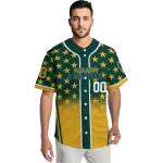 custom oakland athletics star burst gold jersey best selling