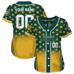 custom oakland athletics star burst gold jersey best selling