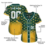custom oakland athletics star burst gold jersey best selling