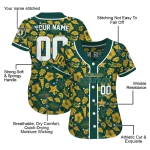 custom oakland athletics tropical hibiscus seashells green jersey best selling