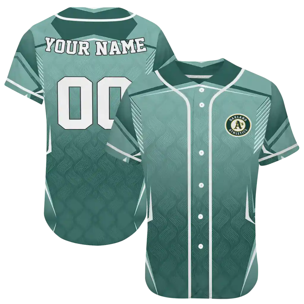 custom oakland athletics wavy flow green jersey best selling custom oakland athletics wavy flow green jersey best selling