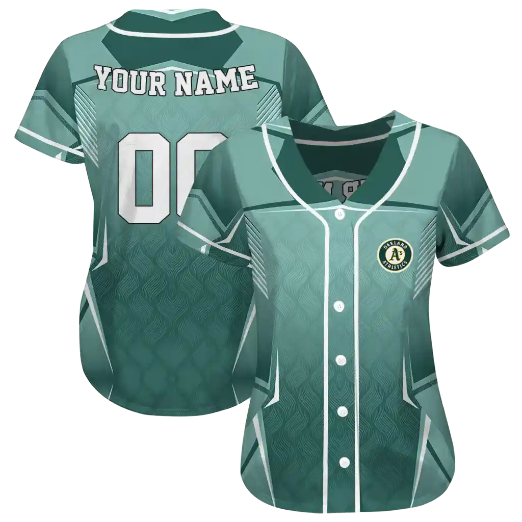custom oakland athletics wavy flow green jersey high quality custom oakland athletics wavy flow green jersey high quality