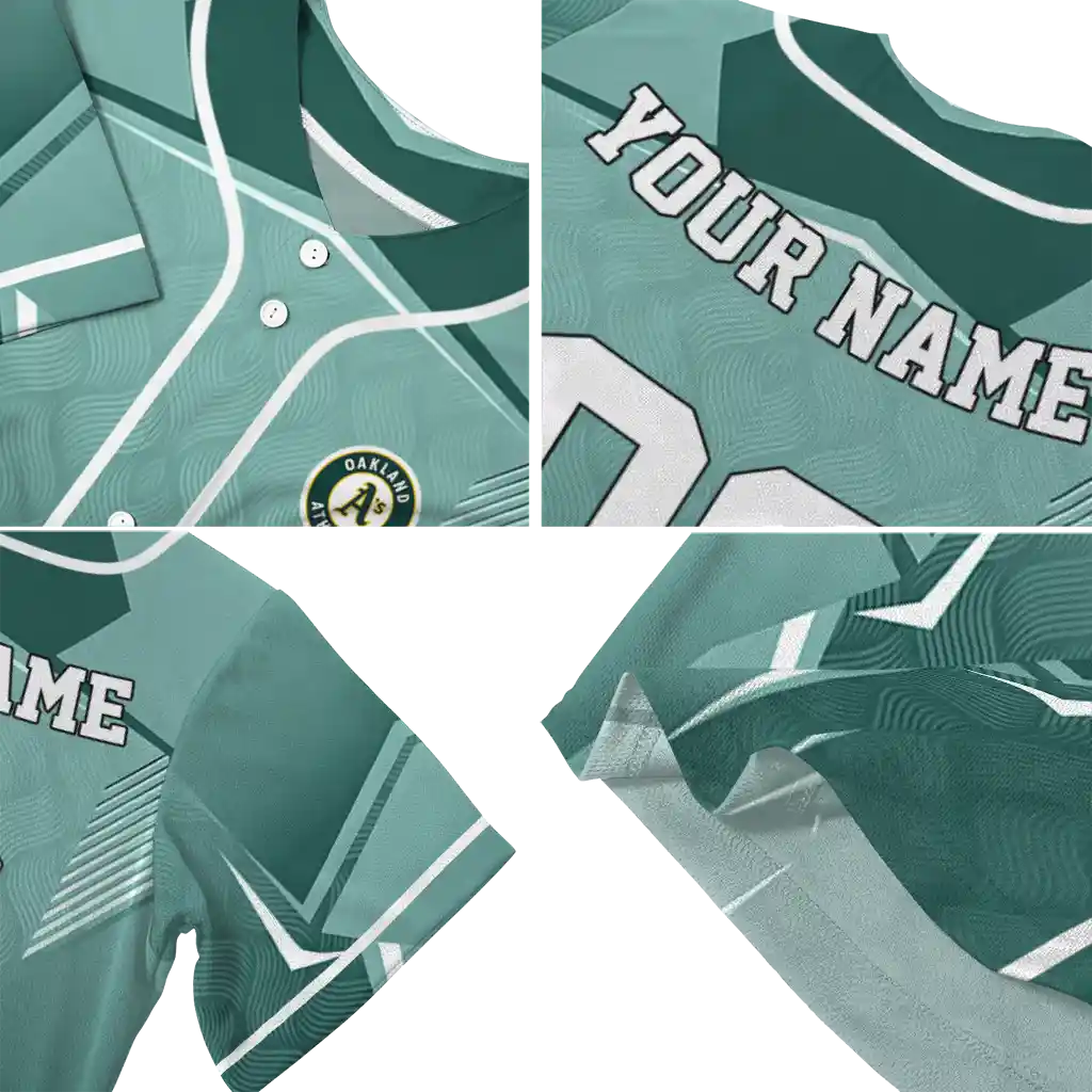 custom oakland athletics wavy flow green jersey new arrival custom oakland athletics wavy flow green jersey new arrival