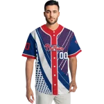 custom philadelphia phillies curved stripes blue white jersey best selling