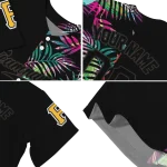 custom pittsburgh pirates palm leaf black jersey best selling