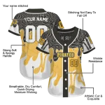 custom pittsburgh pirates pattern drip black white jersey best selling