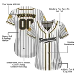 custom pittsburgh pirates pinstripe lines white jersey best selling