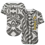 custom pittsburgh pirates psychedelic curves black jersey best selling