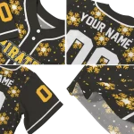 custom pittsburgh pirates snowflake festive black jersey best selling