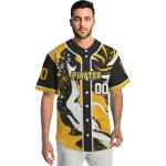 custom pittsburgh pirates splash swirl black jersey best selling